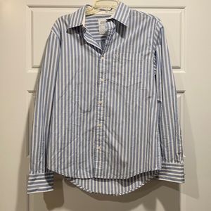 Aeropostal small button up striped mens shirt